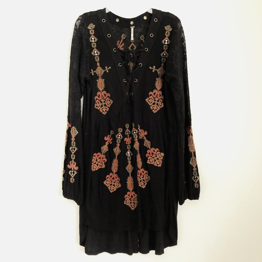 Free People Boho Long Sleeve Tunic